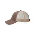 thumbnail image 3 of Valucap VC990 Contrast Stitch Cap-Brown/ Khaki, 3 of 3