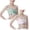 Purple 1PCS & Green 1PCS, variant on MDUKONU Training Bras for Girls Seamless Cami Bralettes Sports Striped Vest, Size 9-14, 2 Pack