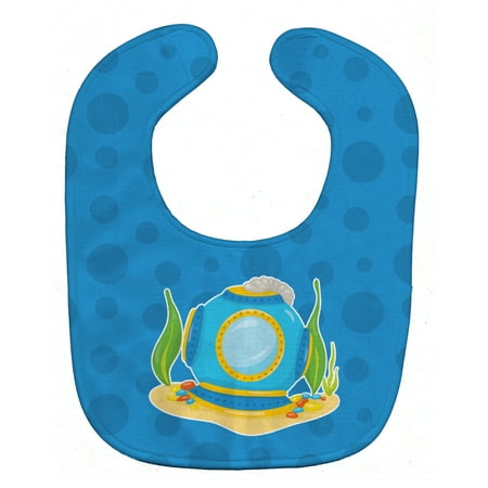

Caroline s Treasures Baby Bib Diving Helmet Blue