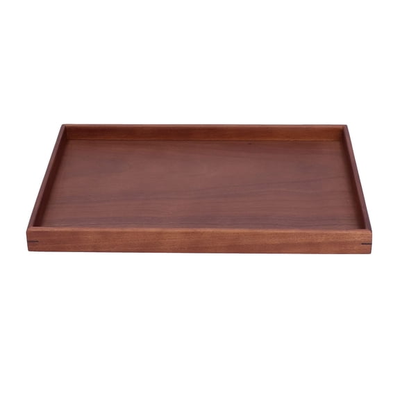 Rectangular Walnut Serving Tray Tea Set Tray Fine Workmanship, Multifunctional，Toilet tray（37*26*2.5cm)