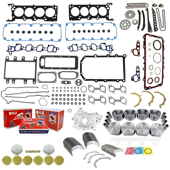 DNJ EK4176AM Master Engine Rebuild Kit Fits Cars & Trucks 2002-2003 Ford F-150 5.4L SOHC V8 16V 330cid VIN 3