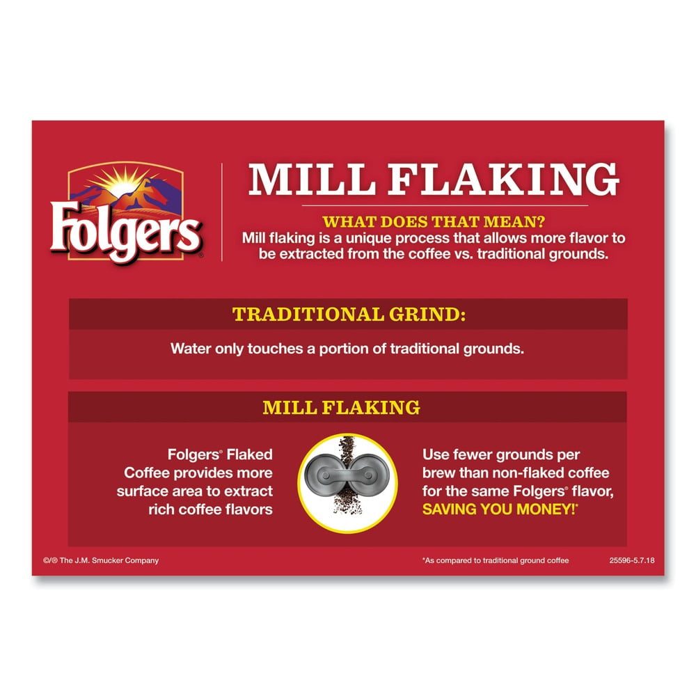 Folgers Classic Roast Ground Coffee, Filter Packs (0.9 oz., 40 ct.)