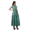thumbnail image 2 of Moomaya Robes à Étages en Rayonne pour Femmes Imprimées Col Classique Robe-Chemise Femmes, 2 of 4