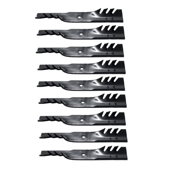 RAParts (9) 71440002 Aftermarket Toothed Mulching Mower Blades Fits Bunton-Goodall PL4855 Fits Lesco 21871