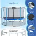 thumbnail image 5 of Plexalife 11 FT Round Trampoline Set with Premium Top-Ring Flex Frame Safety Enclosure System, 5 of 5