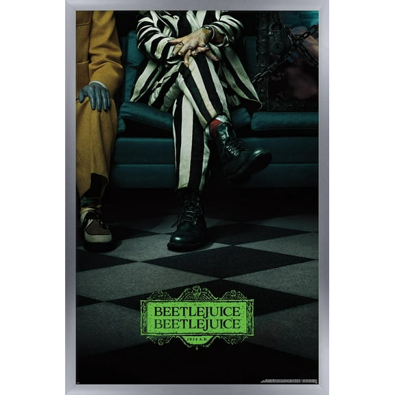 Beetlejuice Beetlejuice - Teaser One Sheet Wall Poster, 22.375" x 34" Framed