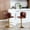 Burgundy, variant on Burgundy Modern With Adjustable Seat, Pu Leather Upholstery And Back For Kitchen Island, Pub, Home ( Of 2 Seat Height Swivel Bar Stools, Upholstered Back, Pub & (2) - Wine Red