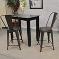 thumbnail image 2 of Carolina Classiques Adeline 24 Pouces Comptoir Tabouret Rustique Étain (Lot de 2), 2 of 2