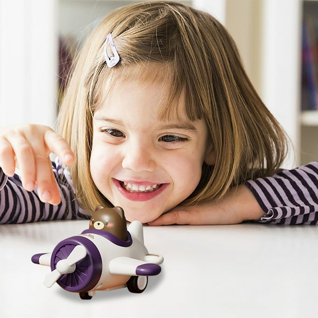 Jouet d'Avion Planeur à Rétrofriction Durable pour Enfants, Jeu Intérieur et Jeux