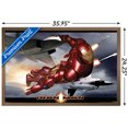 thumbnail image 3 of Marvel Cinematic Universe - Iron Man - In Flight with Jets Wall Poster, 22.375" x 34", Framed, 3 of 3