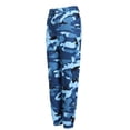 thumbnail image 4 of Camouflage Pants for Women Casual Combat Army Cargo Pants Multi-Pocket Military Tactical Bound Feet Camo Cargo Trouser, 4 of 5