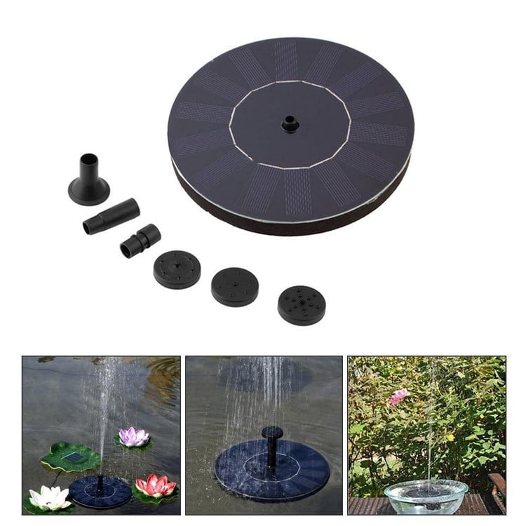 Solar Powered Water Pump Pool Pump Garden Fountain Floating Panel Watering Pond Kit Solar... by YKS