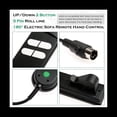 thumbnail image 4 of Electric Sofa Remote Replacement, 5 Pin 4 Button Power Recliner Remote Replacement for OKIN LIMOSS Pride Golden Berkline,1 x Electric Sofa Remote,Black, 4 of 6