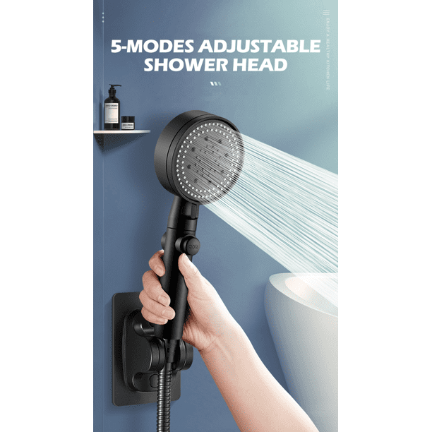 Power Pressurized Water Saving Deep Clean Shower Head ABS Anti-Limescale A1 