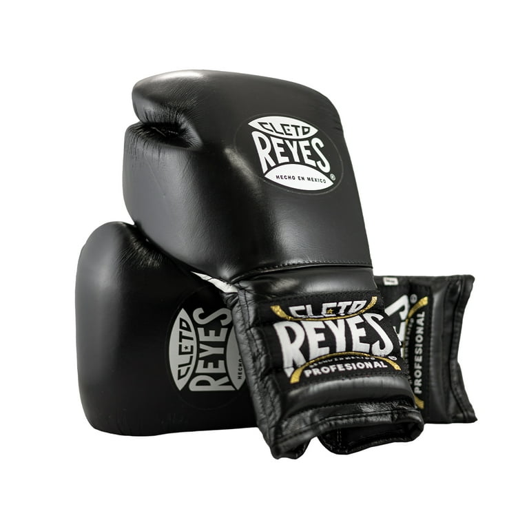  CLETO REYES Traditional Professional Boxing Gloves with Laces  for Training, Sparring and Heavy Punching Bags for Men and Women, MMA,  Kickboxing, Muay Thai, 14oz, Black CRE : Everything Else
