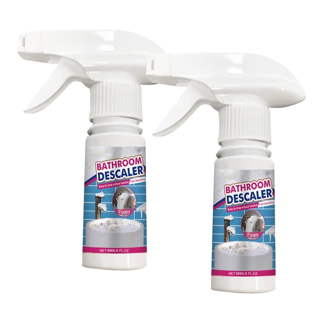 Limpiadores domésticos Limpiador de baño Desincrustante de cristales para baño Para azulejos Eliminador de grifos Limpiador de bañeras 60 ml A Desengrasantes