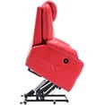thumbnail image 4 of MCombo Faux Leather Recliner, Red, 4 of 8