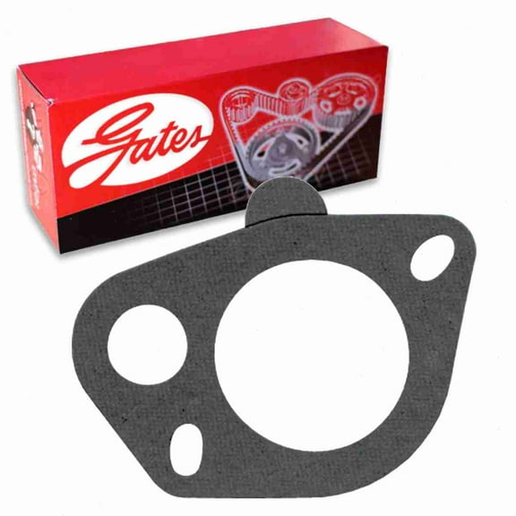 Gates Coolant Thermostat Housing Gasket compatible with Ford Mustang 4.2L 4.7L 5.0L 5.8L V8 1966-1995