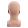 thumbnail image 4 of Male Mannequin Head Professional Manikin Head for Display Wigs Hats Headphone Display Stand (Skin Color), 4 of 5