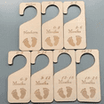 thumbnail image 2 of Newborn Baby Closet Dividers Set for Nursery Wooden Hanger for Baby Clothes Organizer, 2 of 7