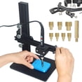 thumbnail image 1 of Vertical Heat Press Machine-Heat Set Insert Tool with Heat Set Tips M2/M2.5/M3/M4/M5/M6(1/4)/M8 add Brass Metric Knurled Nuts for Threaded Inserts for, 1 of 8