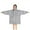 Gray Christmas Snowflake, variant on Christmas Folk Pattern Blanket Hoodies for Kids 6-13YR Oversize Wearable Blanket Hoodies for Boys Girls Teens