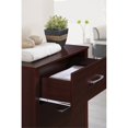thumbnail image 2 of Hodedah Four Drawer Contemporary Wooden Chest in Mahogany Finish, 2 of 7