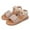 Beige, variant on Liyamei Girls Sandals For Toddlers And Kids Breathable Lightweight Casual Outdoor Summer Shoes For Daily Wear School Playground Comfortable Footwear(2 8Y) Girls Summer Sandals Size Beige 6-7 Years