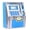 Blue/Silver, variant on Atm Piggy For - Talking Electronic Money With Debit Cards & Digital Counter Real