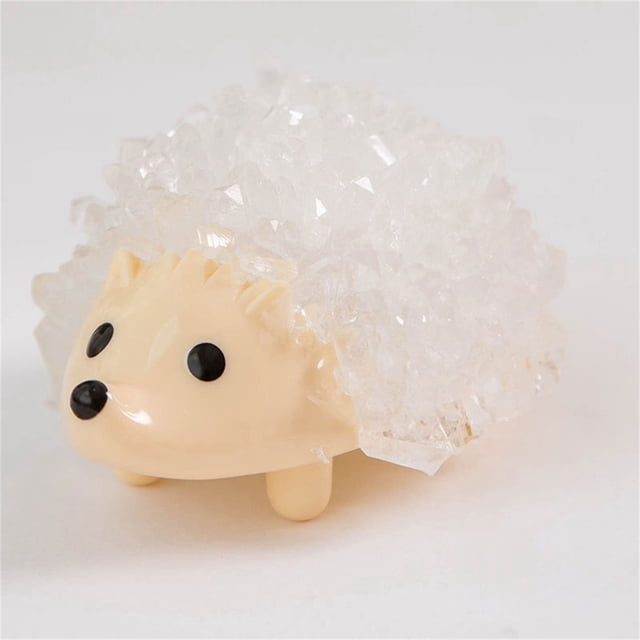 1pc Crystal Growing Kit 4 Colored Hedgehog to Gr-ow Science Experiments for Kids