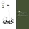 thumbnail image 2 of CH309006UBCG-Kuzco Lighting-Revolve - 6 Light Chandelier-Urban Bronze Finish, 2 of 7