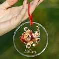 thumbnail image 5 of Lion Animal Glass Xmas Ornament Gift for Sister Brother Children Kids, Custom Name Lion Lover Christmas Ornament 2025, Lion Xmas Ornaments Keepsake, Personalized Lion Glass Christmas Ornaments Gift, 5 of 6