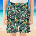 thumbnail image 2 of Shadoumai Toddler Swim Trunks 3d Prints Dinosaurs High Stretch Shorts Quick Drying Swimsuit Beach Shorts Swim Trunk for Boys Beach Swimming Shorts, 2 of 4