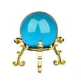 thumbnail image 2 of OUSITAID 40mm Crystal Ball With Golden Flower Stand Combination Home decoration, 2 of 5