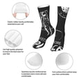 thumbnail image 3 of Xecao I Need More Space Print Fashion No Heel Casual Crew Socks Cushioned Breathable for Men Women - Moisture wicking,Not easy to fade Suitable for daily, 3 of 7