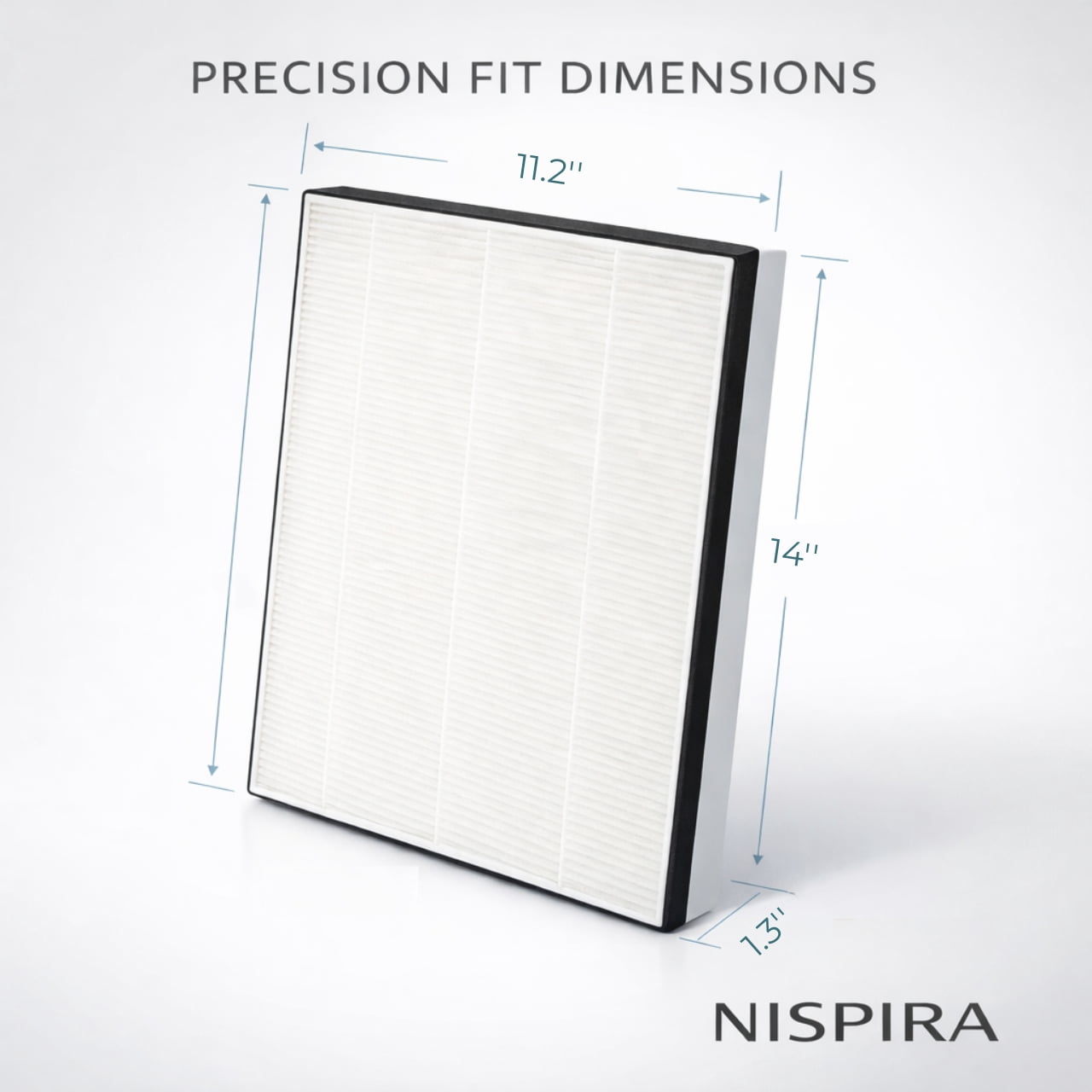 Nispira HEPA Filter for IKEA STARKVIND Air Purifier Table Replacement, 1 Pack