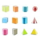 thumbnail image 2 of Formas 3D Sólidos geométricos, juguetes de aprendizaje geométricos Montessori, formas multicolores para niños, útiles escolares para el hogar, niños a 12 geometrías, 2 of 10