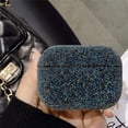 thumbnail image 2 of Estuche para auriculares con incrustaciones de diamantes de imitación con protector de auriculares inalámbricos Bluetooth con reemplazo de orificio de carga para Airpods Pro seitruly EL5532-08B, 2 of 2