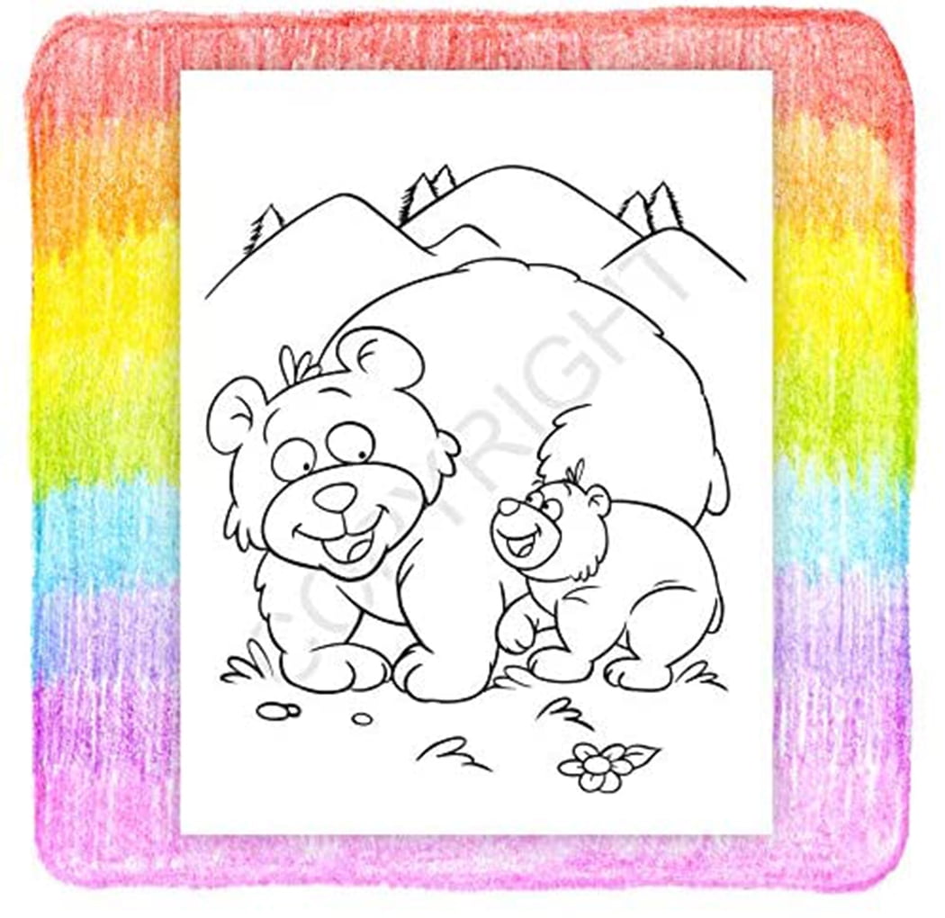 ZoCo 25-Pack Fun Time Coloring & Activity Book Set for Children, 16 Pages