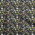 thumbnail image 1 of oneOone Cotton Silk Black Fabric Video Game Fabric For Sewing Printed Craft Fabric By The Yard 42 Inch Wide, 1 of 6