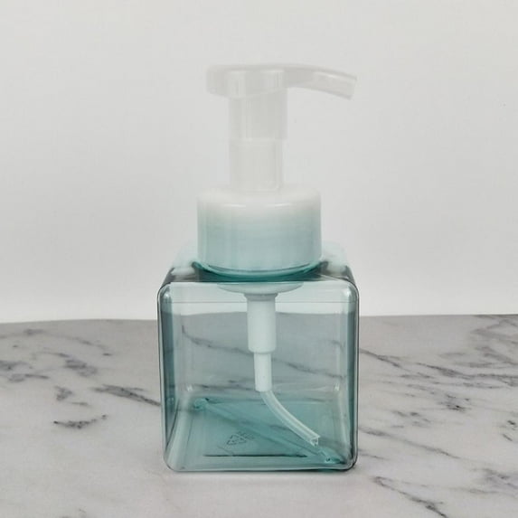 Angmile 250ml Foaming Soap Dispenser,Refillable Pump Bottle Plastic for Liquid Soap,Facial Cleanser And Hand Soap,Shampoo, Body Wash