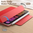 thumbnail image 5 of JETech Magnetic Case for iPad mini (A17 Pro, 2024 Model, 7th Generation) / mini 6 (2021 Model, 6th Generation), Magnetic Attachment, Slim Smart Tablet Cover with Auto Wake/Sleep (Red), 5 of 6