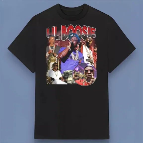 Lil Boosie Rapper T-Shirt For Fans Great Gift For Holiday Size S-4X