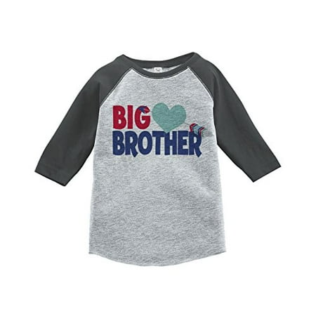 

Custom Party Shop Boy s Big Brother Happy Valentine s Day Grey Raglan