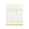 thumbnail image 2 of EGNMCR Nail Stickers Net Red Explosion Star Nail Sticker Adhesive Gold Nail Sticker Nail Art, 2 of 2