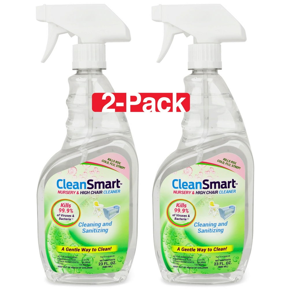 CleanSmart 23 oz Nursery & High Chair Cleaner,2pack