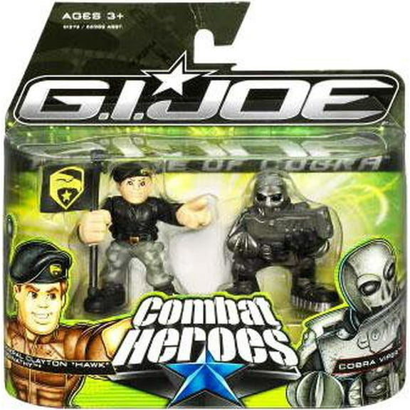General Clayton Hawk Abernathy & Cobra Viper Mini Figure 2-Pack