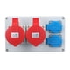thumbnail image 5 of Caja Distribuidora De Energía Para Enchufe De Pared CEE, Tomacorrientes Duales De 250V 16A EU Y 2 Enchufes Industriales De 32A 5P, Resistente Al Agua IP44, 5 of 7