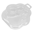 thumbnail image 3 of 25 Pcs Cat Claw Shaped Wax Melt Containers Clear Empty Wax Melts Containers for DIY Chocolates, Wickless Candles, Soap, 3 of 4