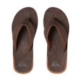 thumbnail image 3 of Quiksilver Men's Carver Nubuck Flip Flop Sandal Demitasse Solid - AQYL100623-CTK0, 3 of 3